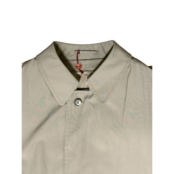 Christian Dior Le‎ Connaisseur Trench Coat Men 44R Beige Lined Quiet Luxury Wool - Picture 2 of 10